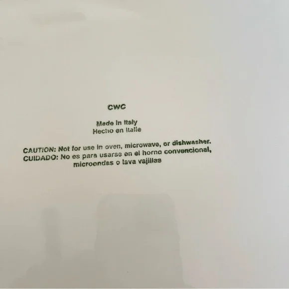 Vintage CWC Fruit Platter 26”x18” Ceramic Plate Made‎ in Italy EUC - Picture 6 of 9